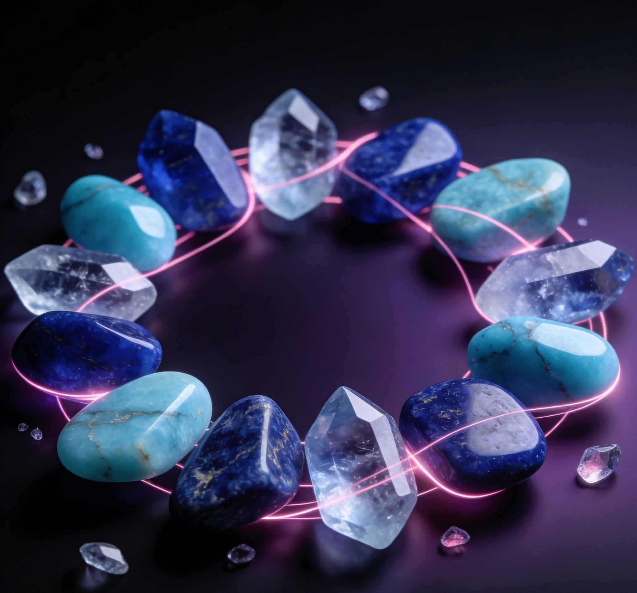 喉輪水晶系列｜表達・真實 Throat Chakra Collection｜Expression・Truth