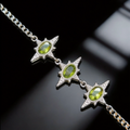 Designer Peridot Star Bracelet｜設計款 橄欖石 星芒 手鏈