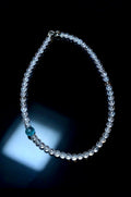 Designer Blue Needle Quartz & Blue Fluorite Necklace | Angel Feather Crystal for Clear Communication & Calm Mind | Mother's Day Birthday Gift for Her | 設計款羽毛藍針x藍螢石項鏈｜天使羽毛 雙藍色能量｜溝通表達·冷靜思緒