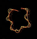 Orange-Yellow Glass Seed Bead Necklace｜Solar Plexus Energy｜Warm & Confident｜橙黃色玻璃米珠項鏈｜太陽神經叢能量｜溫暖自信 41cm 2mm