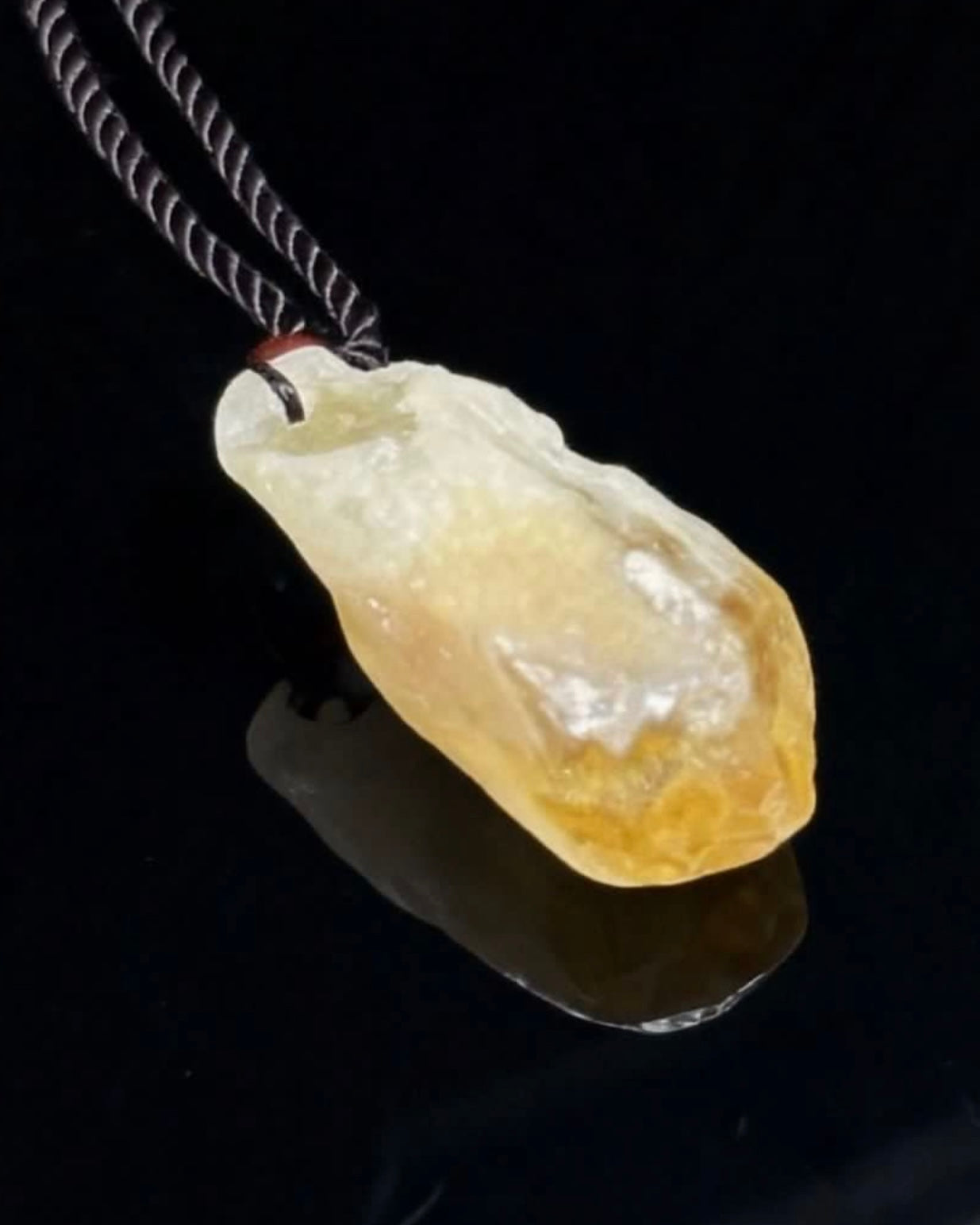Citrine Crystal Pendant Necklace｜Natural Citrine Tower・Solar Plexus Abundance 天然黃水晶塔墜・太陽神經叢・豐盛能量