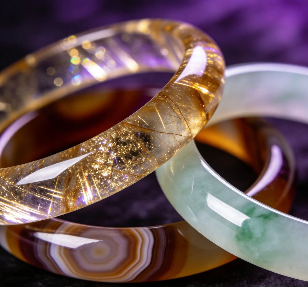 Natural Jade & Crystal Bangle Blind Box｜Crystal.EAA 天然玉石手鐲盲盒
