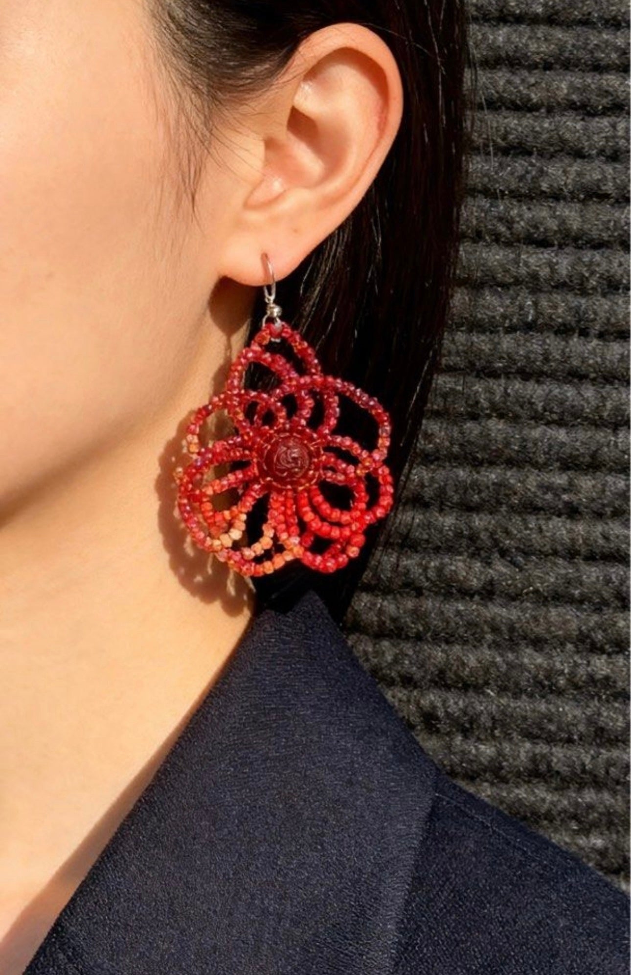 KC Gold Handmade Tassel Earrings｜Designer Beaded Earrings｜Light & Elegant｜KC金手工流蘇耳環｜設計款串珠耳環｜輕盈靈動