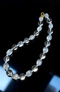 Natural Clear Quartz Designer Necklace | Master Healer Crystal 11-16mm Large Beads | Energy Purification & Chakra Balancing | Mother's Day Birthday Gift for Her｜設計款白水晶項鏈｜水晶之王 11-16mm大珠｜淨化磁場平衡七輪