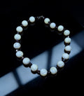 Designer Black & White Mother-of-Pearl Necklace｜42.5cm｜14mm Natural Shell｜Classic Elegance｜設計款黑白貝母項鏈｜天然貝母珠｜經典優雅百搭款