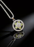 Peridot Spinner Necklace | Yellow-Green Gemstone Design｜橄欖石轉盤項鍊｜黃綠寶石設計款