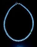 Designer Aquamarine & Peridot Necklace｜設計款海藍寶橄欖石項鍊 53cm 6mm 喉輪